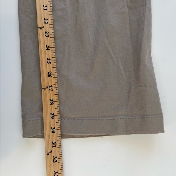 Aritzia Sunday Best Women's Tan Khaki Wide Leg Straight Leg Chino Size 2 - Picture 10 of 10